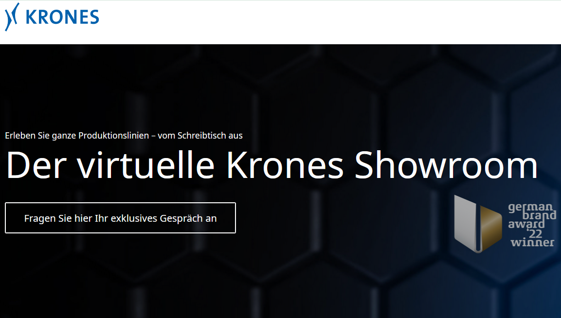 Inbound Marketing Beispiel_Krones showroom