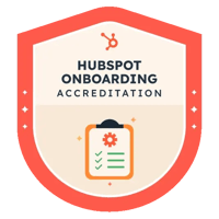 Logo HubSpot Onboarding Accreditation_Coral red